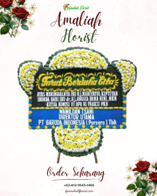 Papan Bunga Duka di Dayan Peken
