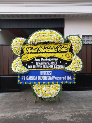 Papan Bunga Duka di Dayan Peken
