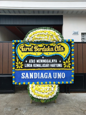 Papan Bunga Duka di Dayan Peken